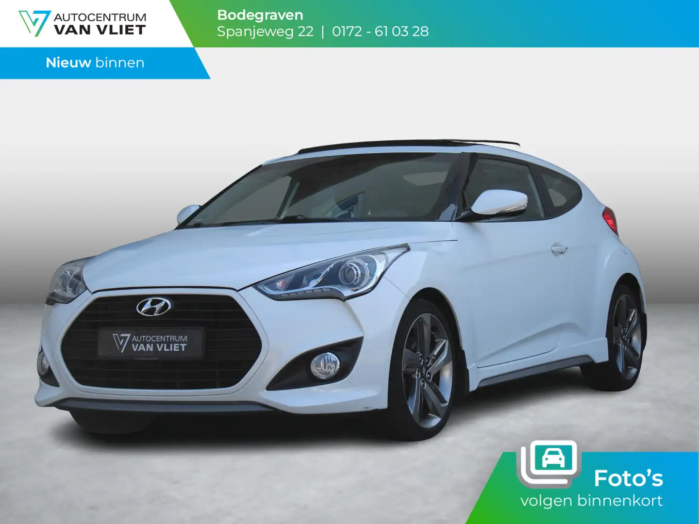 Hyundai VELOSTER 1.6 T-GDI i-Catcher | ELEKTRISCH SCHUIFDAK | NAVIG Wit - 1