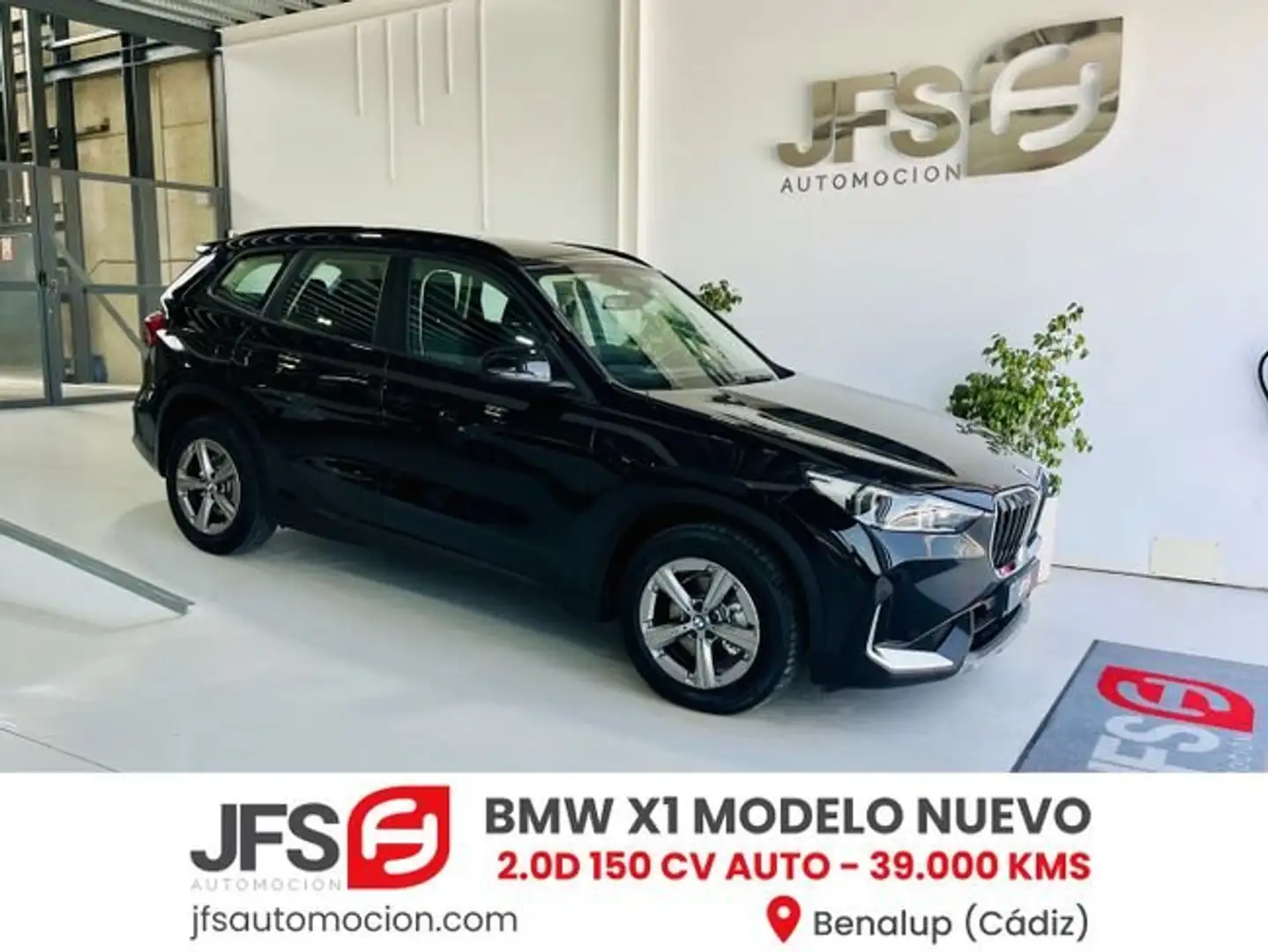 BMW X1 2.0D 150 CV Negro - 1