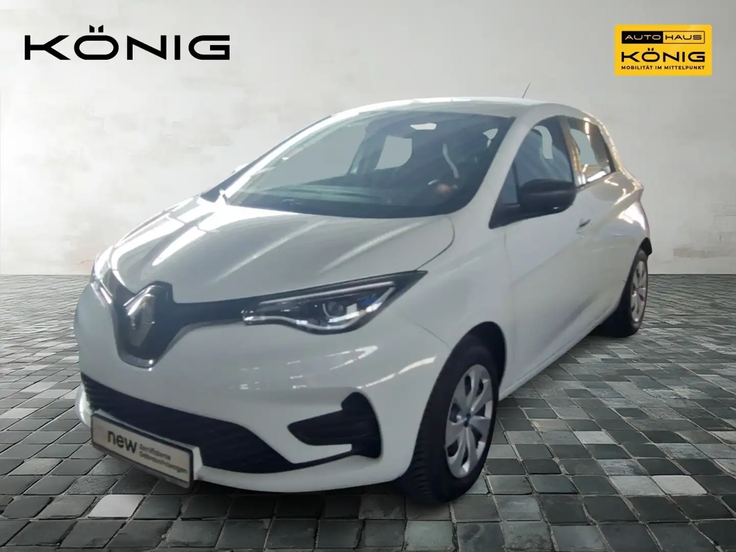 Renault ZOE LIFE Batteriemiete Klima Carplay Tempomat Weiß - 1