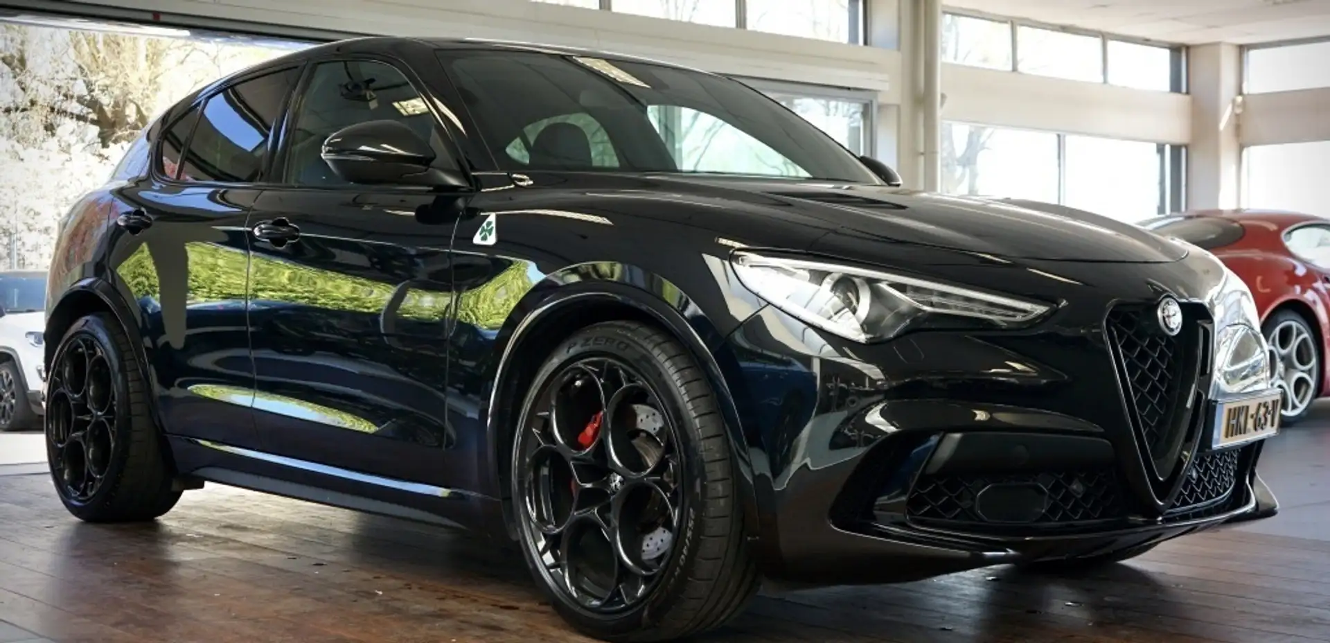Alfa Romeo Stelvio 2.9 V6 AWD Quadrifoglio | 21 inch | rode gordels Nero - 1