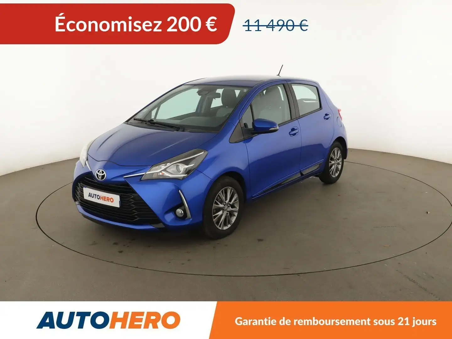 Toyota Yaris 1.5 VVT-i Dynamic Bleu - 1