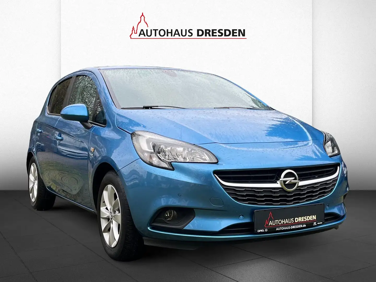 Opel Corsa E 1.4 Active Winterp.+Kam.+LM+PDC Blau - 2