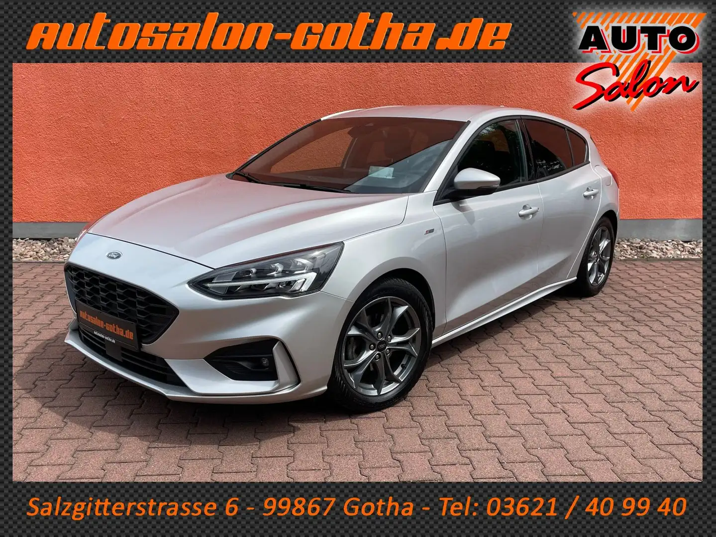 Ford Focus ST-Line LED+NAVI Fs+LenkradHzg Head-Up CAM Silber - 1