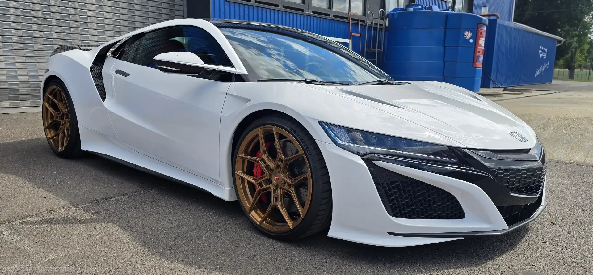 Honda NSX Einzelstück Approved Garantie 1. Hand MwSt. ausw. Weiß - 1