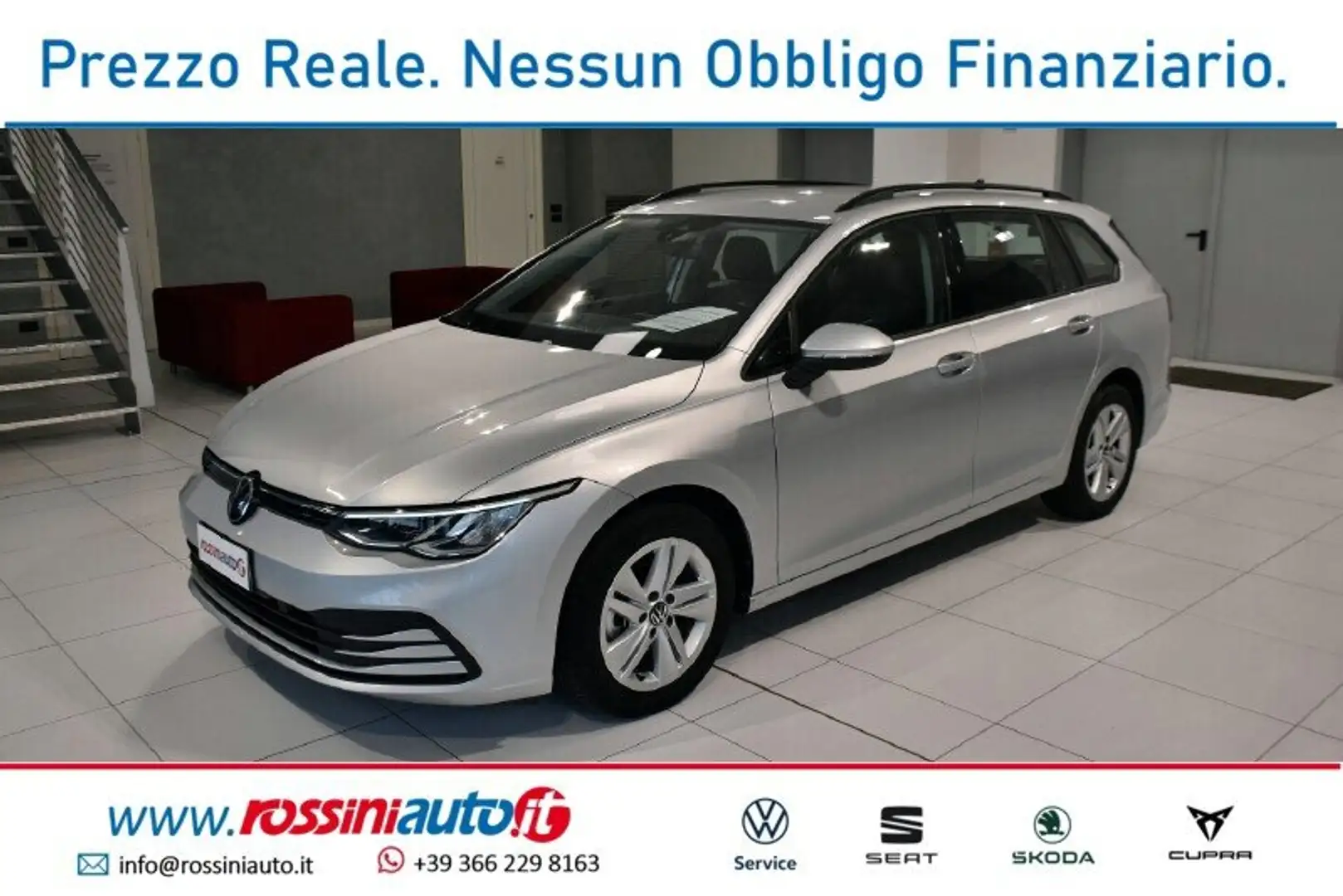 Volkswagen Golf Variant 1.5 ETSI ACT 131 CV DSG LIFE Argento - 1