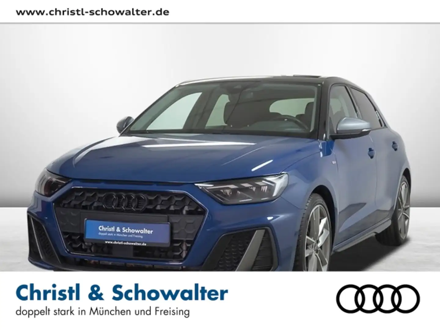 Audi A1 Sportback 30 TFSI S line cometition LED NAVI Blau - 1