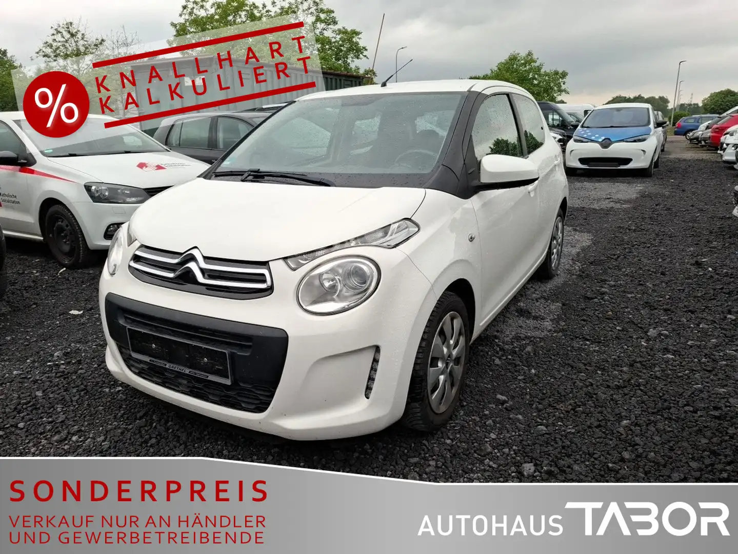Citroen C1 1.0 VTi Feel Rückfahrkamera Klima BT el.FH ZV Weiß - 1