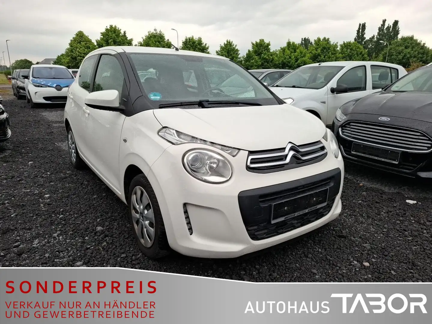 Citroen C1 1.0 VTi Feel Rückfahrkamera Klima BT el.FH ZV Bílá - 2