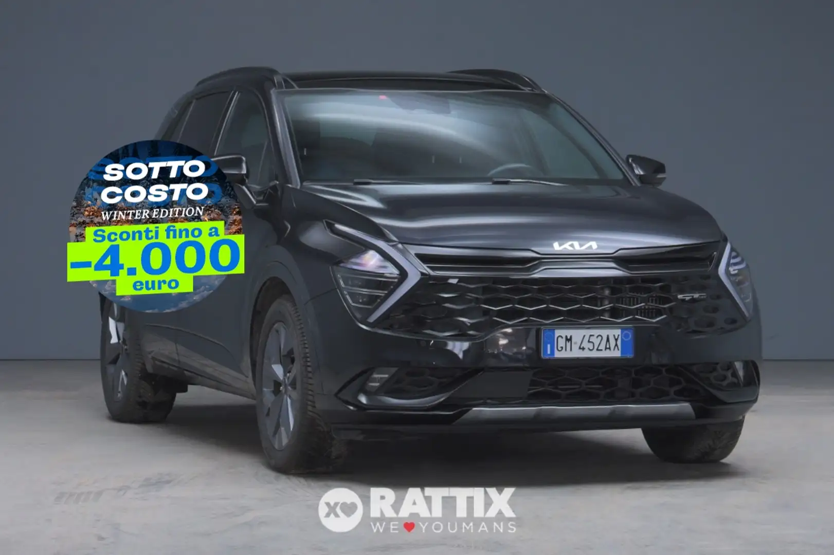 Kia Sportage 1.6 t-GDI HEV GT-line Panorama Sunroof Auto Nero - 1