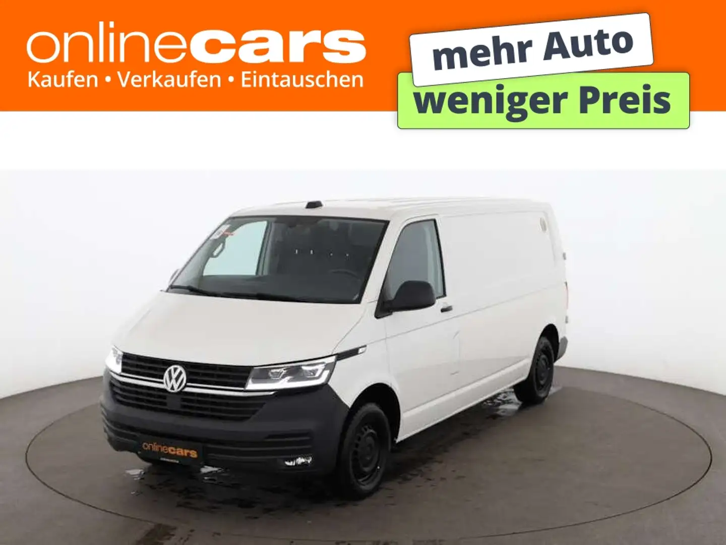 Volkswagen T6.1 Transporter 2.0 TDI Kasten Aut LED RADAR PDC Weiß - 1