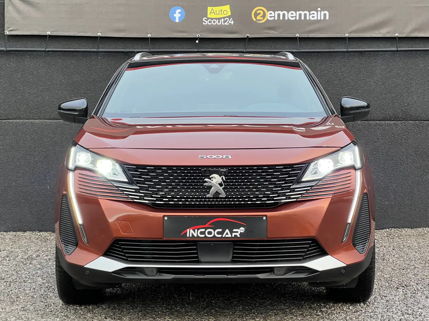 Peugeot 5008 1.5 BlueHDi GT*1 AN GARANTIE / 7 PLACES / FULL OPT Brun - 2
