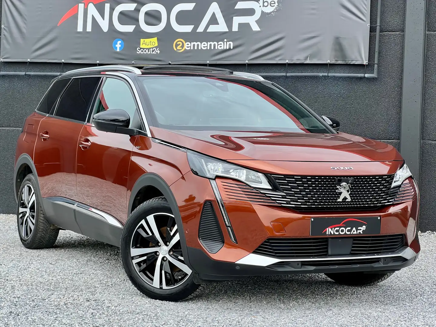 Peugeot 5008 1.5 BlueHDi GT*1 AN GARANTIE / 7 PLACES / FULL OPT Marrón - 1