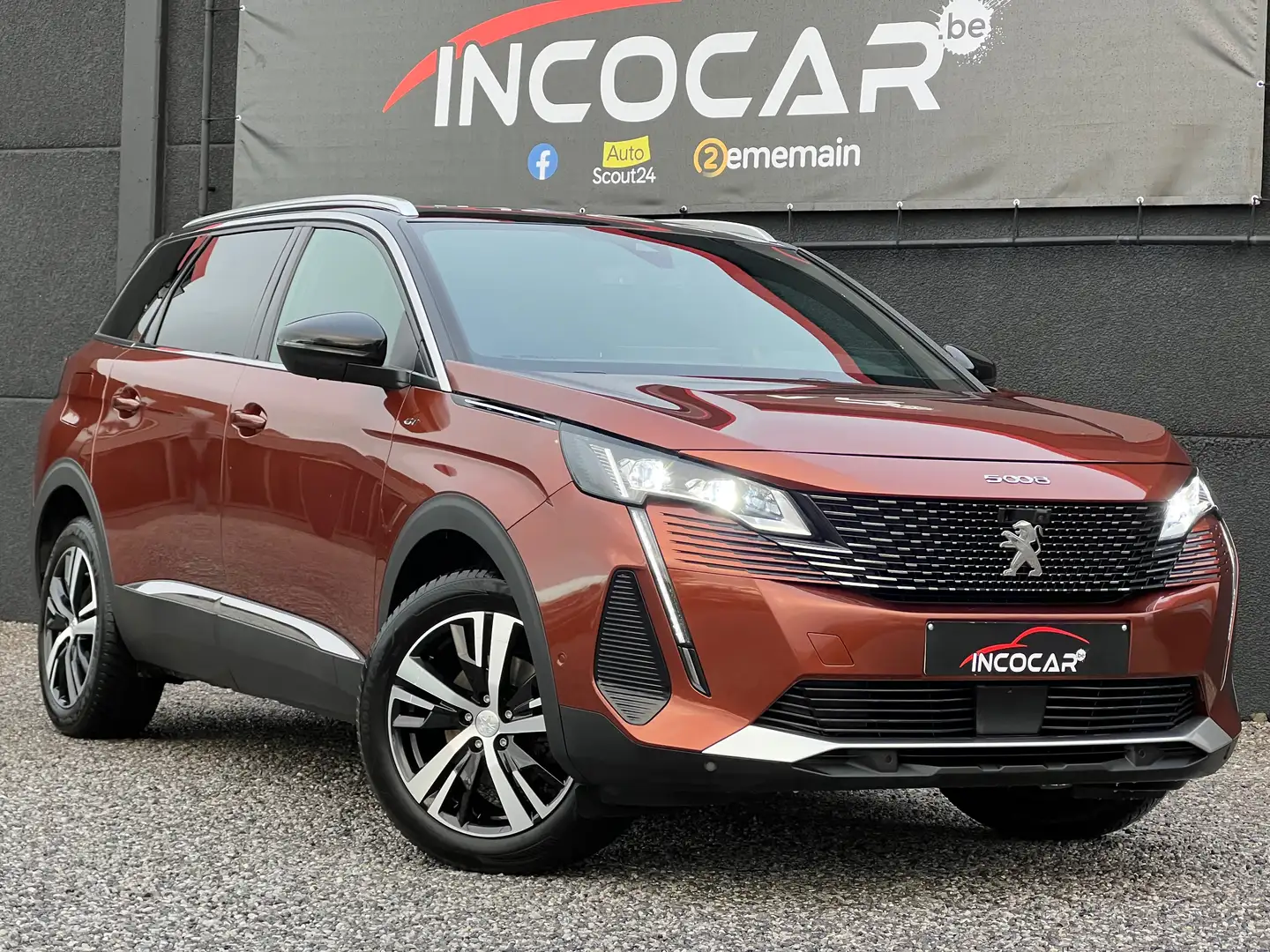 Peugeot 5008 1.5 BlueHDi GT*1 AN GARANTIE / 7 PLACES / FULL OPT Brun - 1