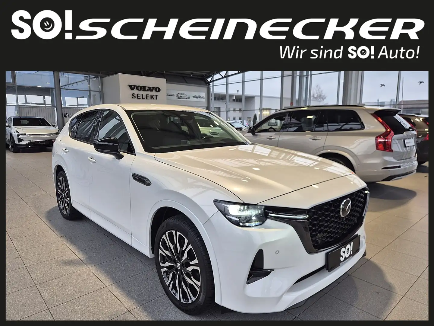 Mazda CX-60 2.5L e-SKYACTIV PHEV AWD HOMURA CON/DRI/COM Aut. Weiß - 1