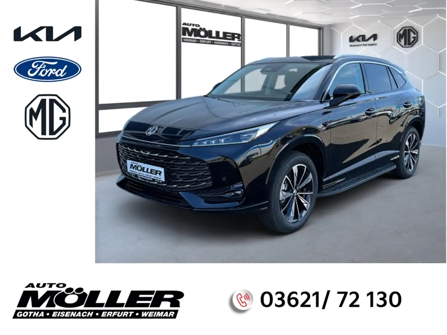 MG HS PHEV LUXURY  Navi Leder 360 Kamera LED DAB Negro - 1