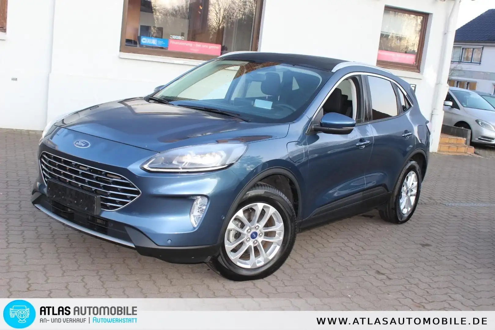 Ford Kuga Plug-In Hybrid Titanium 2.5 Duratec Aut Pan Blauw - 1