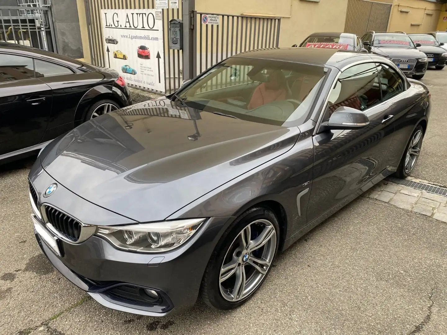 BMW 435 435i Cabrio Sport auto Grijs - 1