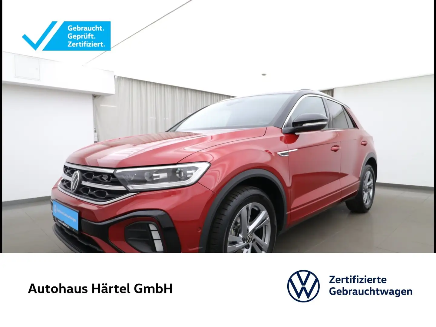 Volkswagen T-Roc R-LINE 1.5 TSI DSG (+ACC-RADAR+NAVI) LED Rot - 1