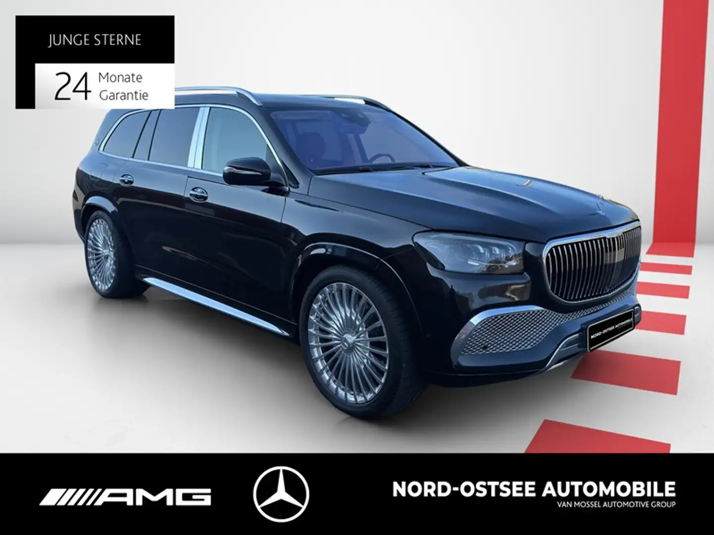 Mercedes-Benz GLS 600 MAYBACH 4M PANO MEMORY 360°-KAM STANDH. Negro - 2