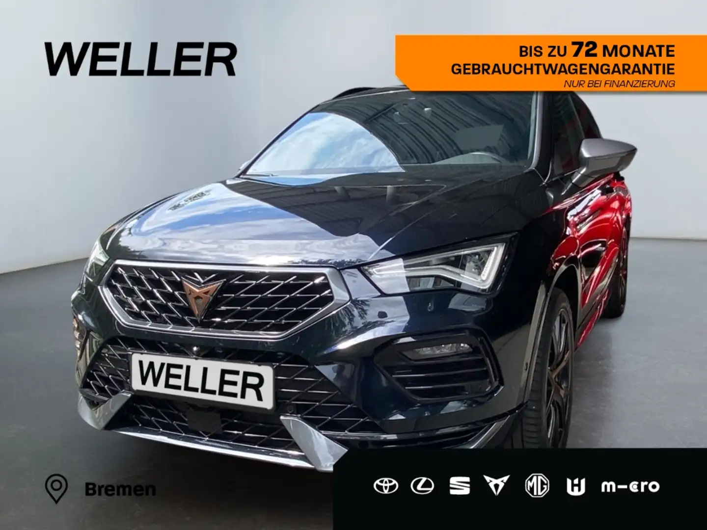 CUPRA Ateca 2.0 TSI 4Drive DSG *Brembo*360°Kam.*Leder* Schwarz - 1