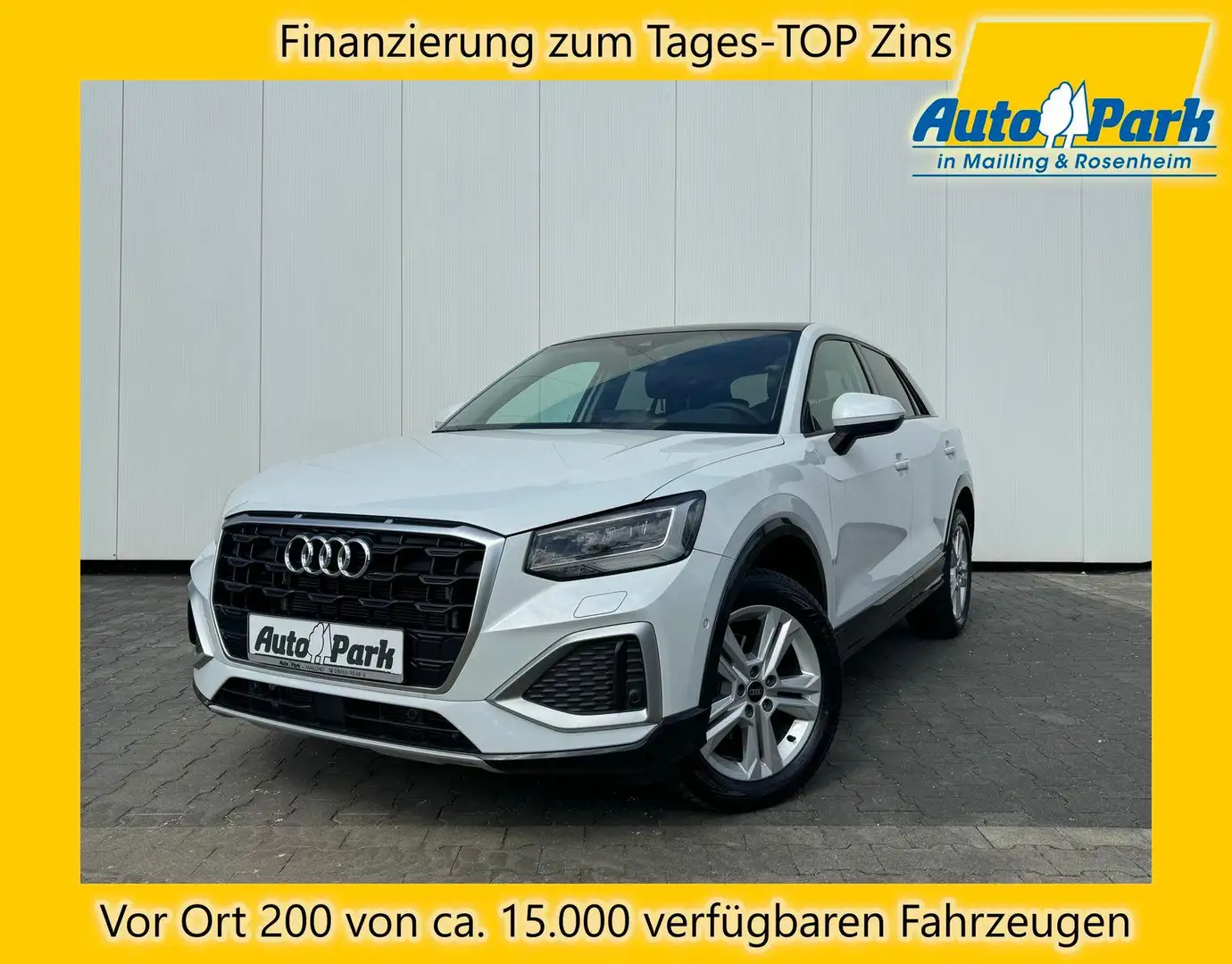 Audi Q2 DSG NAVI/APP~PANO~SHZ~VIRTUALL~RKam~eHeKl~LED Weiß - 1
