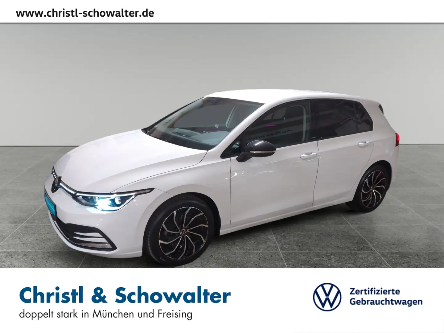 Volkswagen Golf VIII 2.0 TDI DSG ACTIVE AHK NAVI LED Weiß - 1