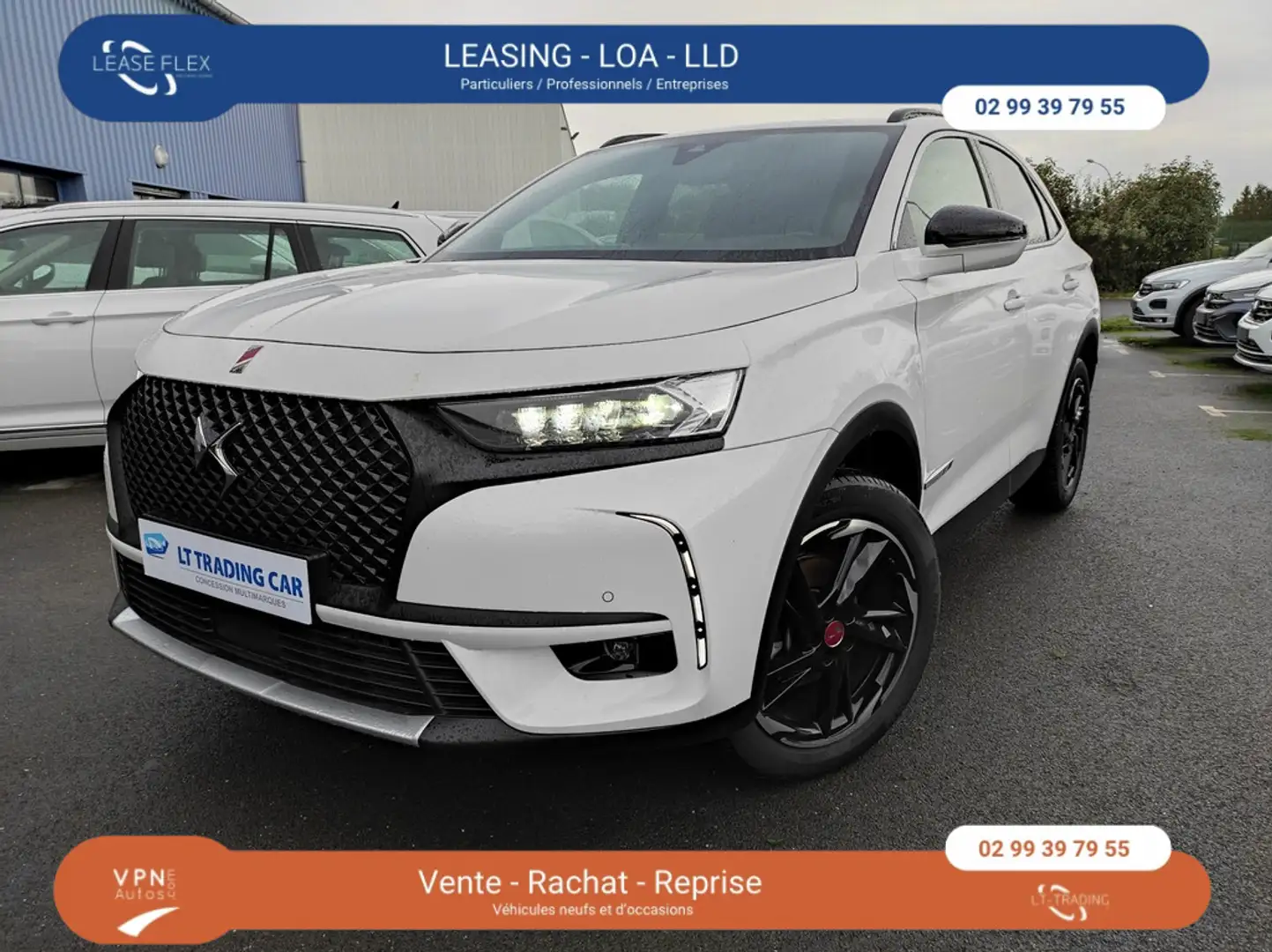 DS Automobiles DS 7 Crossback BlueHDi 130 EAT8 Performance Line Weiß - 1