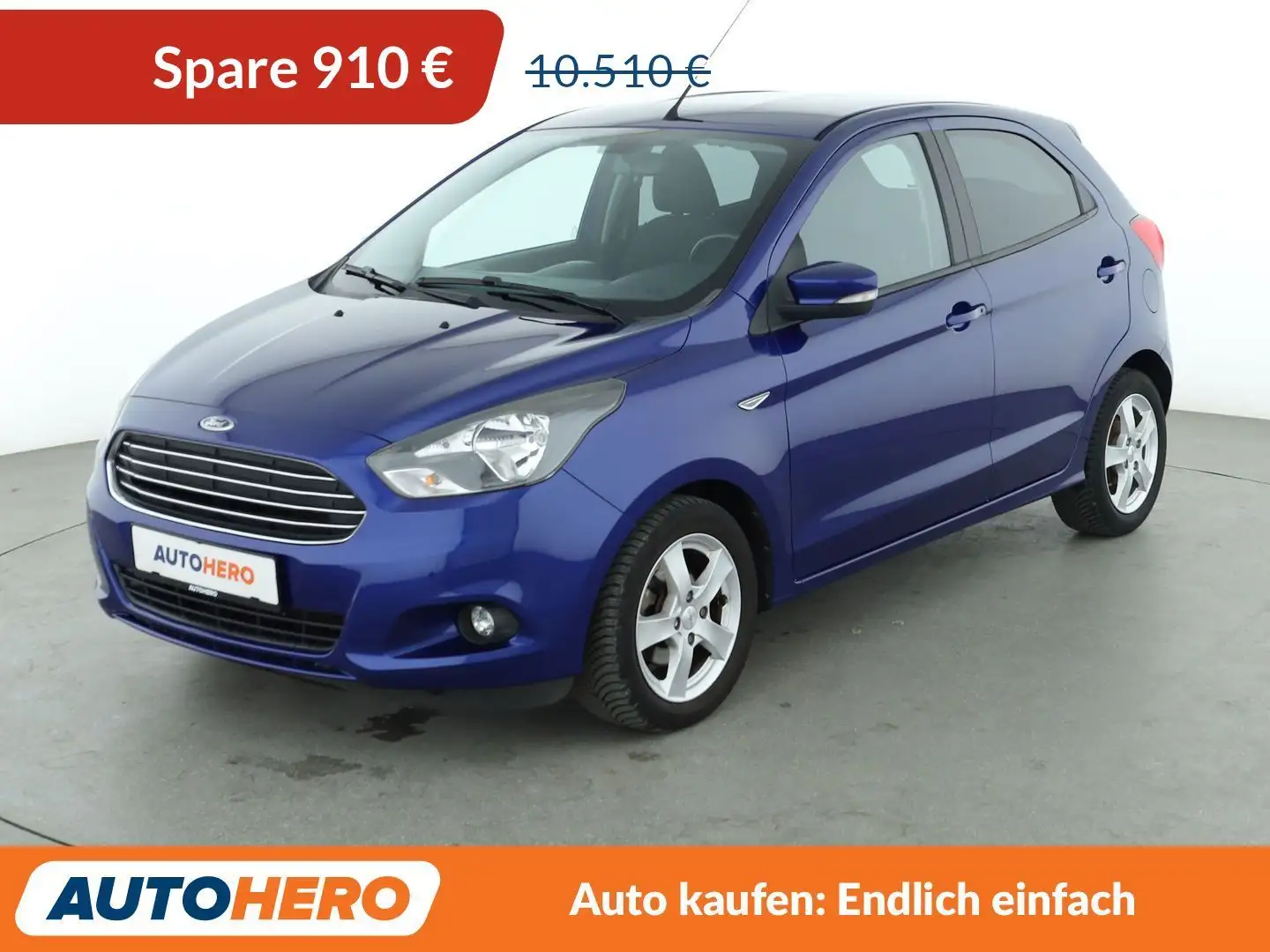 Ford Ka/Ka+ 1.2 Ti-VCT Cool&Sound*LIM*PDC*SHZ*KLIMA* Blau - 1