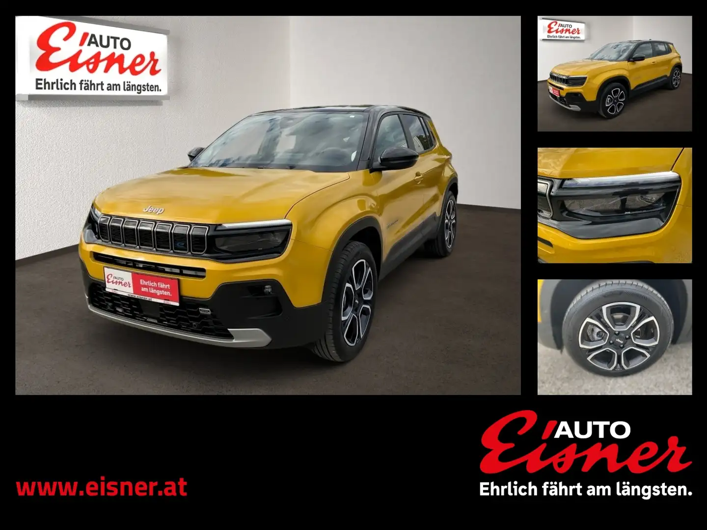 Jeep Avenger BEV SUMMIT 156PS Jaune - 1