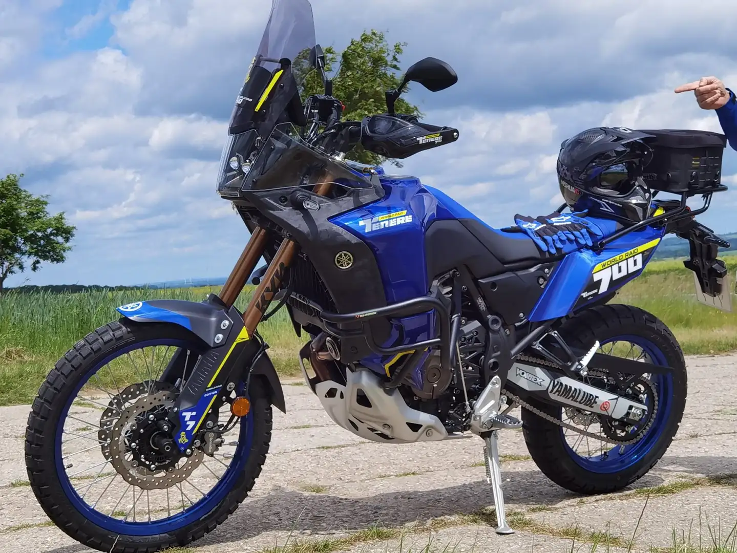 Yamaha Ténéré 700 World Raid Dakar Edition 700 Stück weltweit Blau - 1