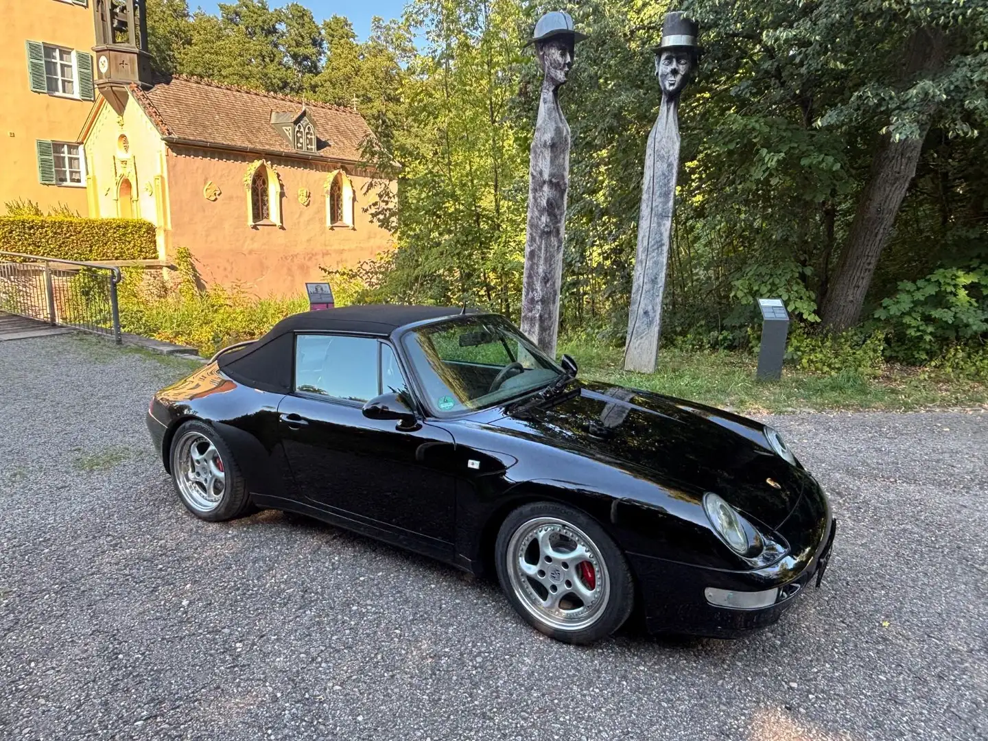 Porsche 993 Carrera Cabrio Deutsch Top Negru - 1