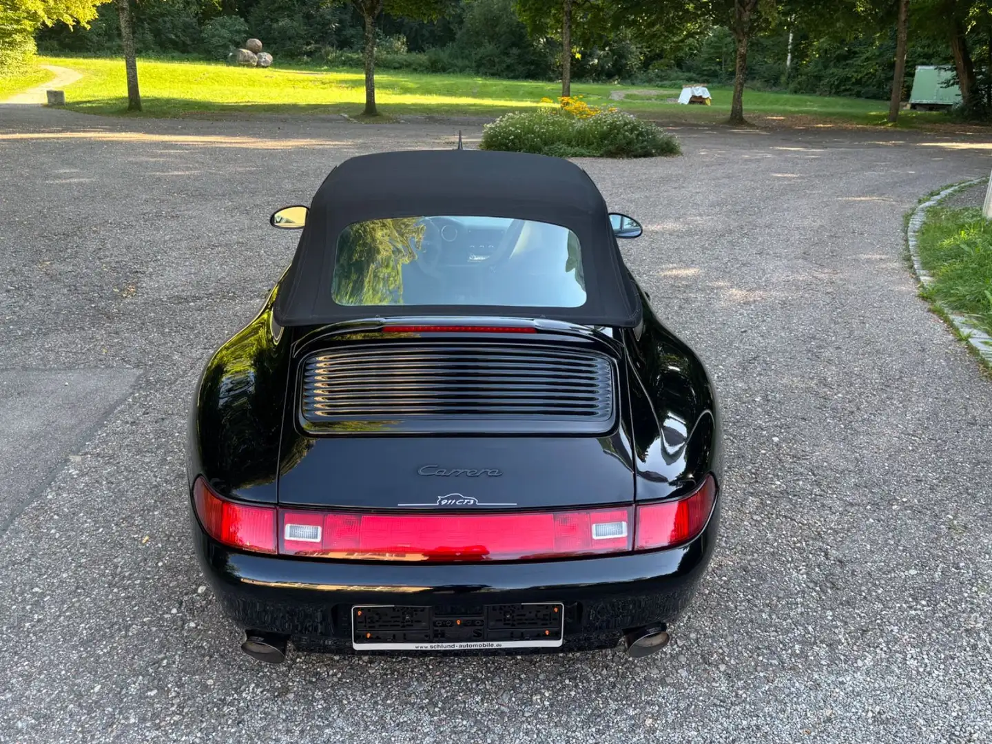 Porsche 993 Carrera Cabrio Deutsch Top Zwart - 2