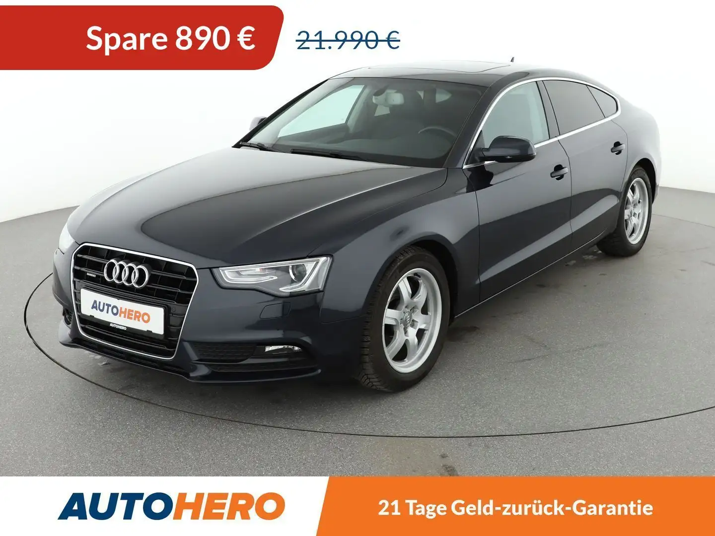 Audi A5 3.0 V6 TDI quattro Aut.*NAVI*ACC*CAM* Blau - 1
