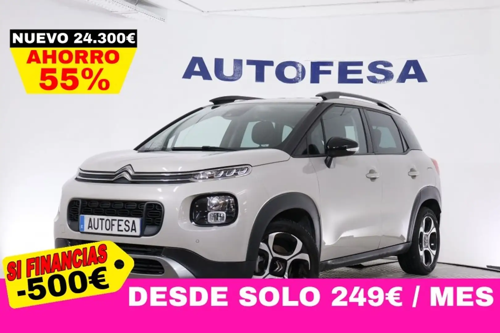Citroen C3 Aircross 1.2I 130CV SHINE 5P # GPS,CAMARA TRASERA,PARKTRONI Weiß - 1