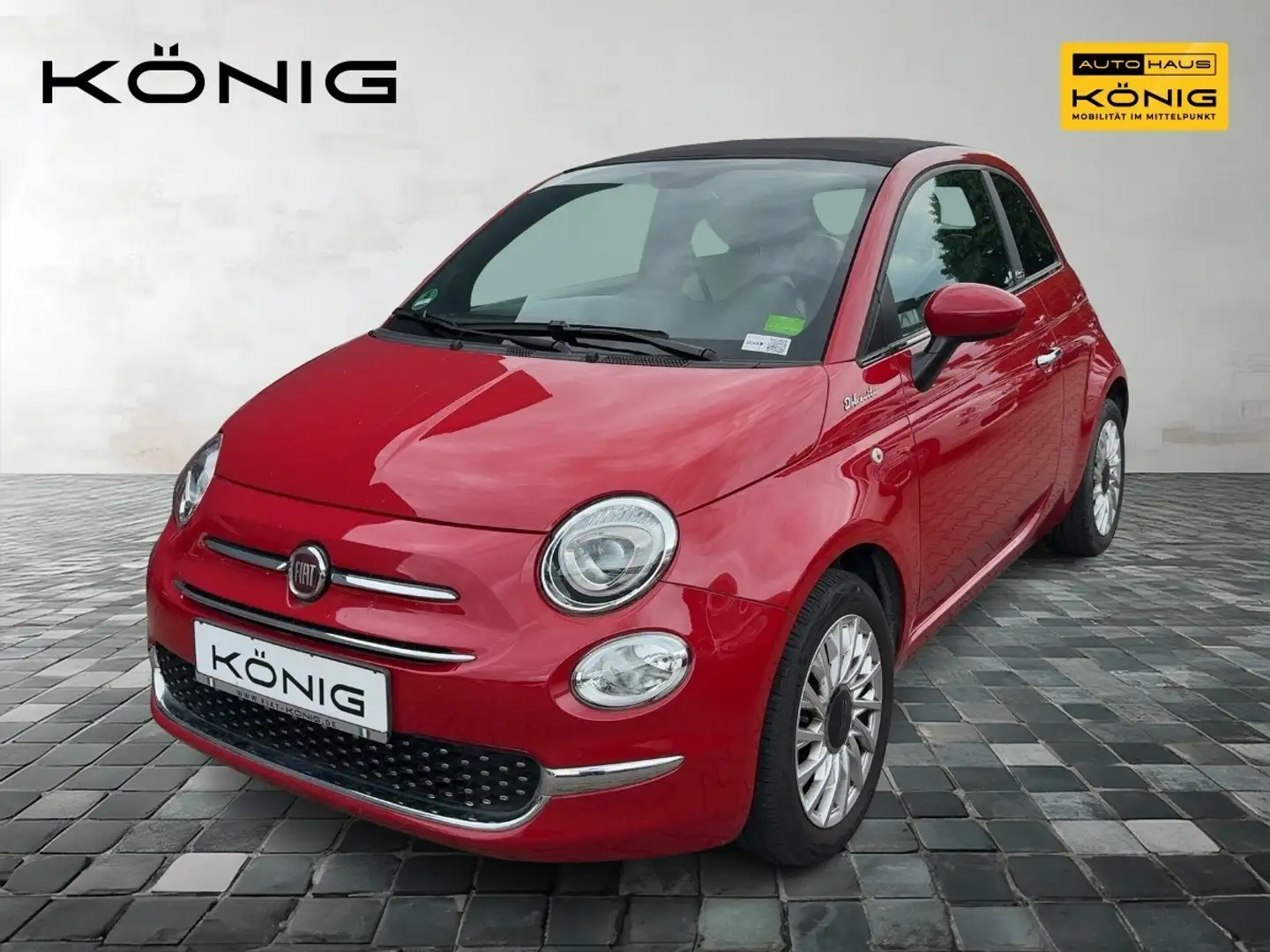 Fiat 500C Dolce Vita Červená - 1