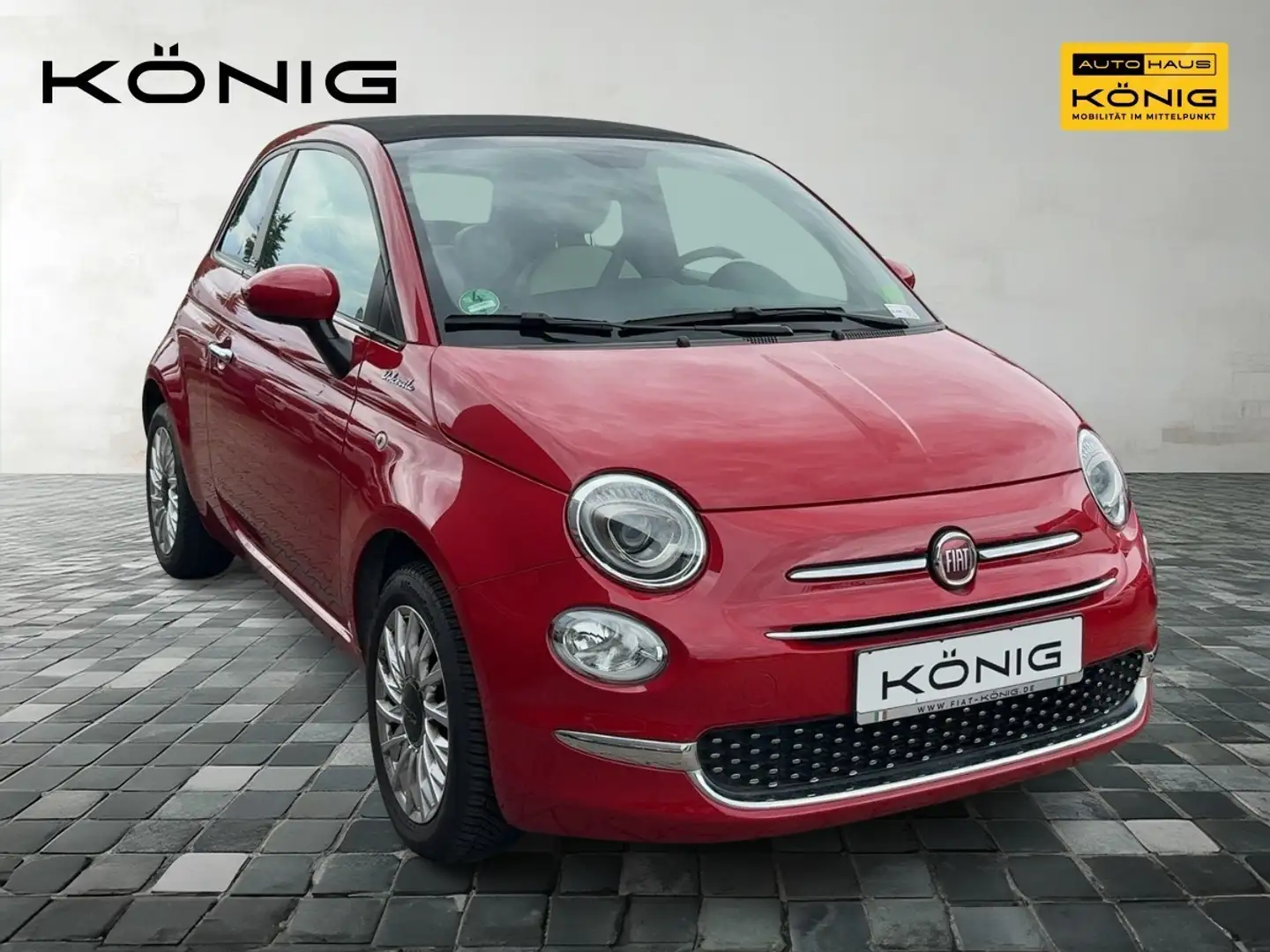 Fiat 500C Dolce Vita Červená - 2