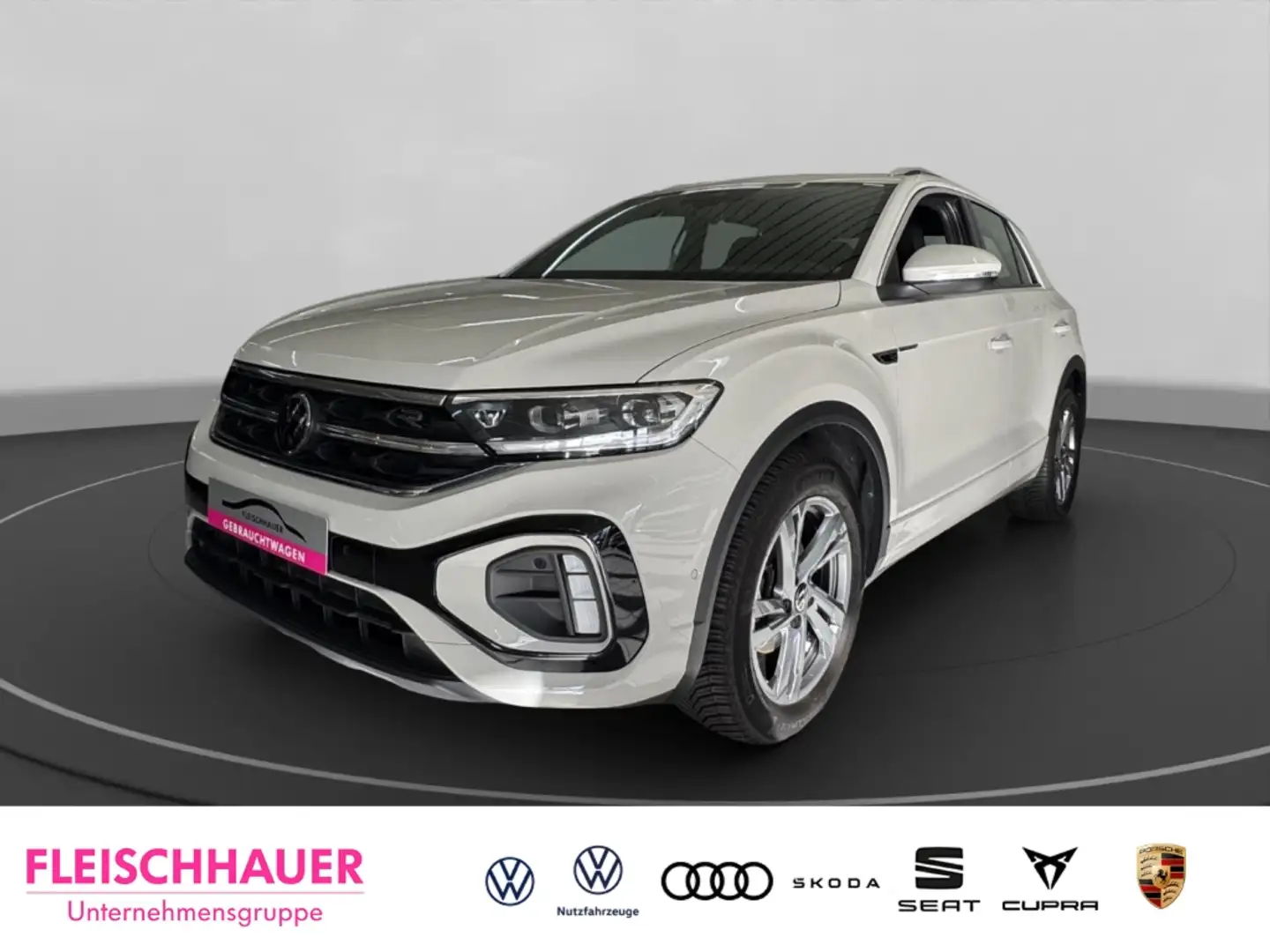 Volkswagen T-Roc R-Line 1.0 l TSI LED+ACC+CARPLAY+SHZ+PDC V&H+DAB+ Grau - 1