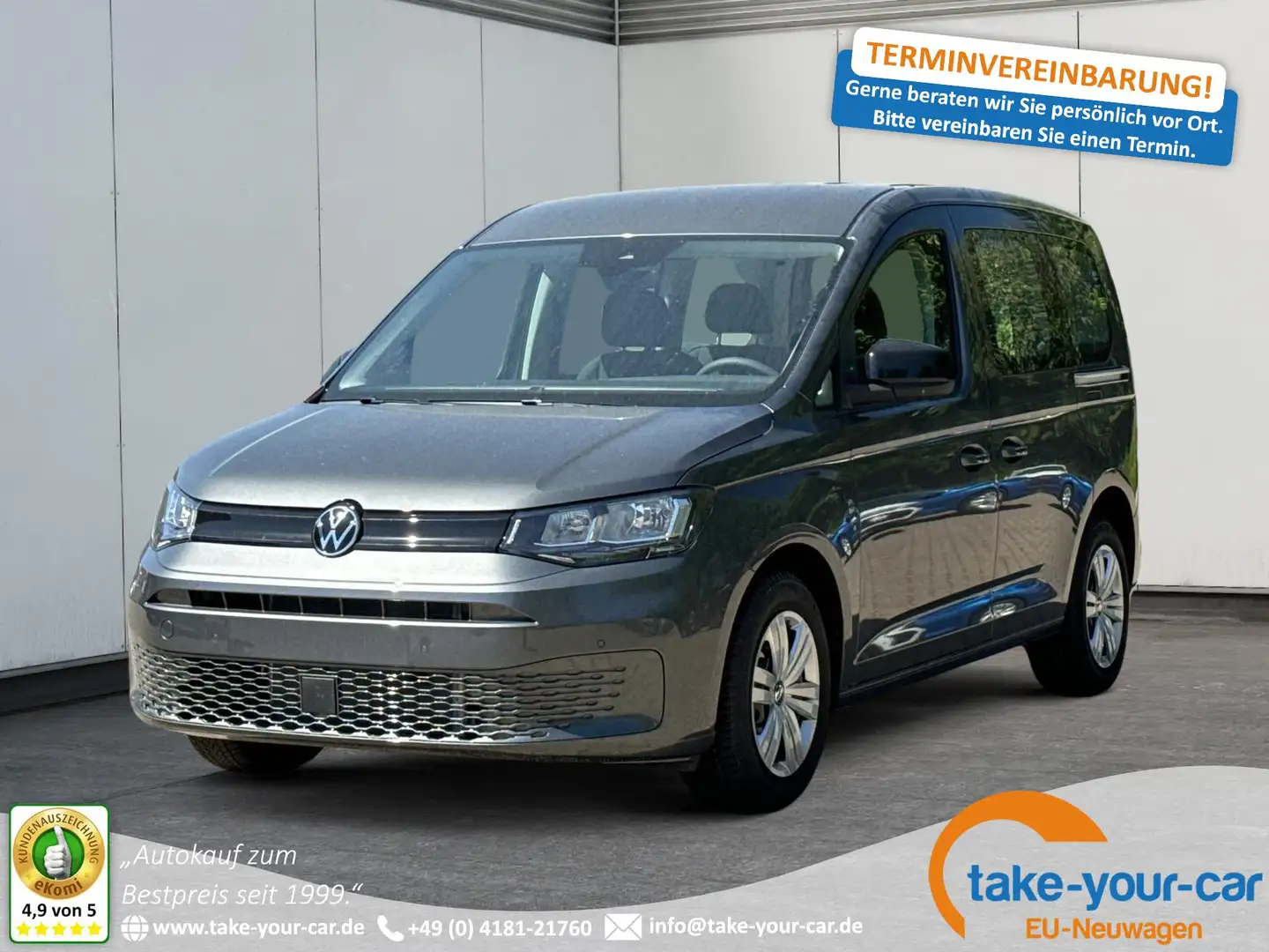 Volkswagen Caddy 4x4+LANE ASSIST+CAM+SHZ+KLIMA+GJR+GRA 2.0 TDI 4... Grey - 1