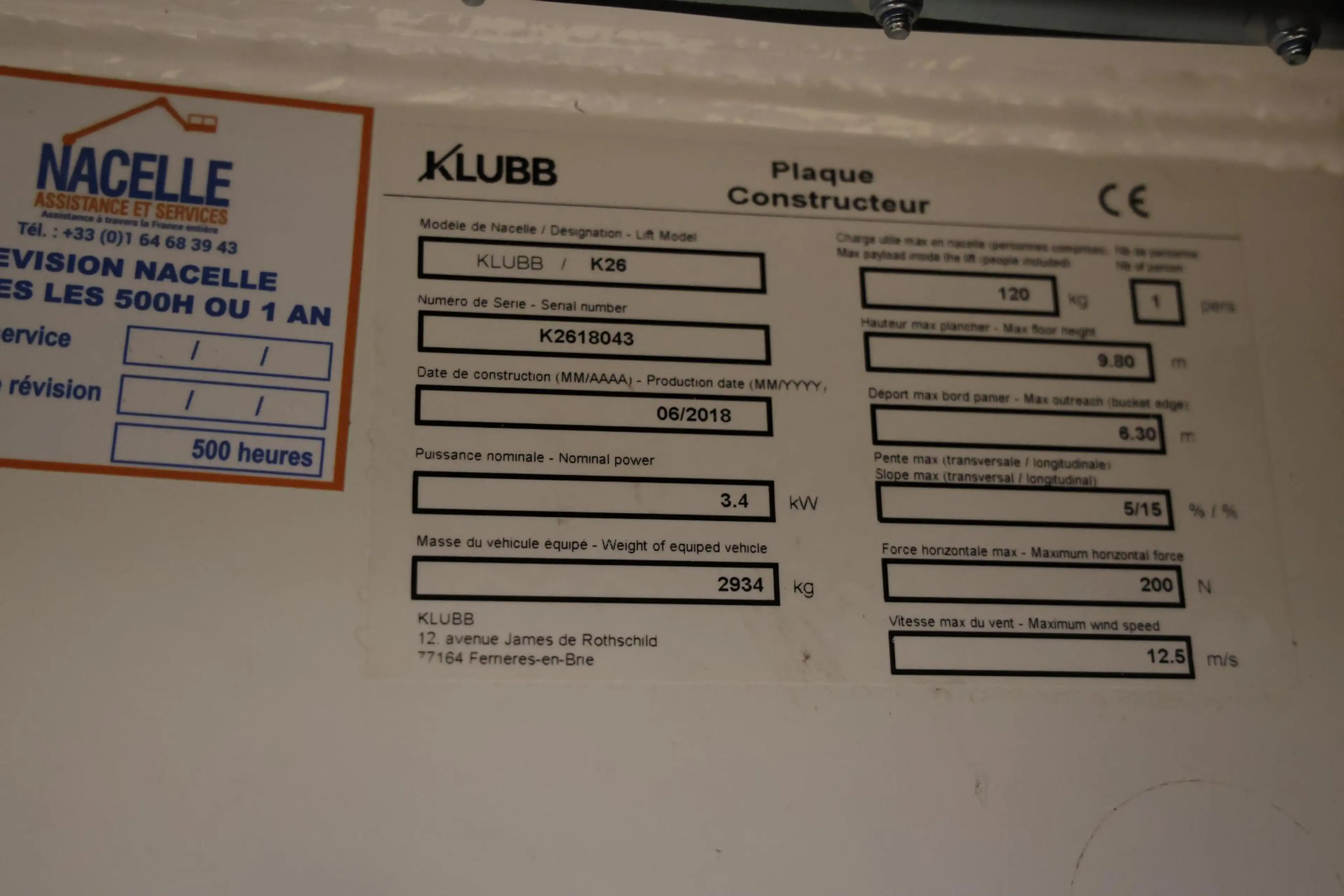 Renault Master 2.3 dCi 130 AUTOHOOGWERKER KLUBB K26 — photo 11