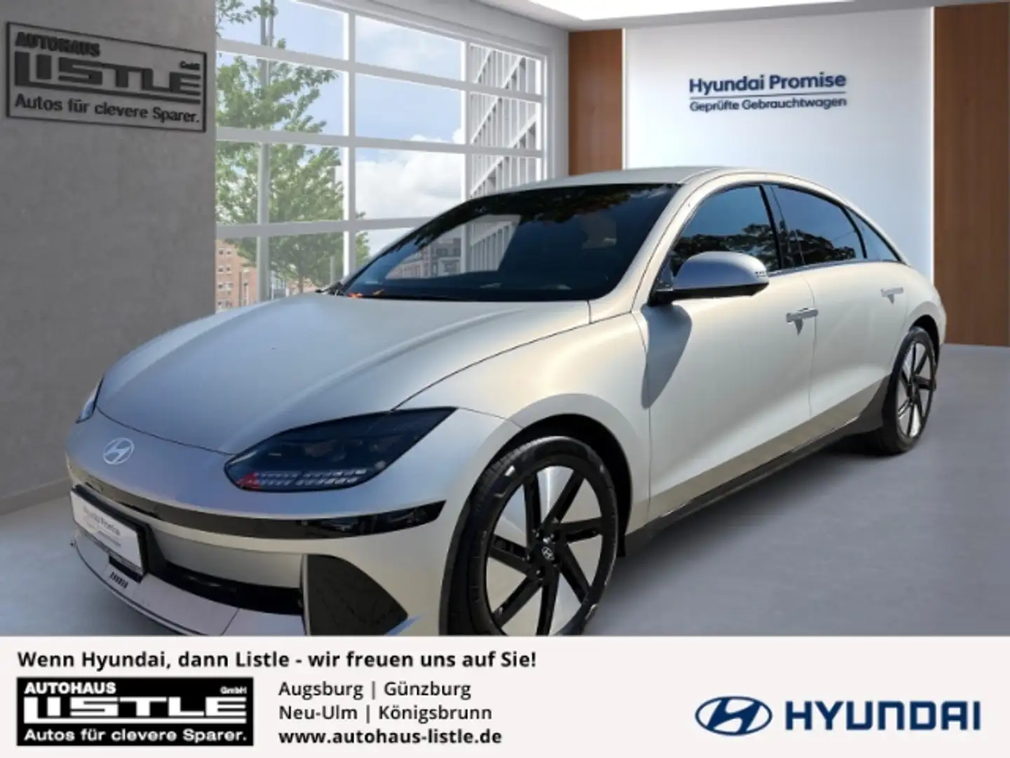 Hyundai IONIQ 6 Techniq Elektro 77 +KLIMA+NAVI+LED+SHZ+RFK+UVM+ Oro - 1