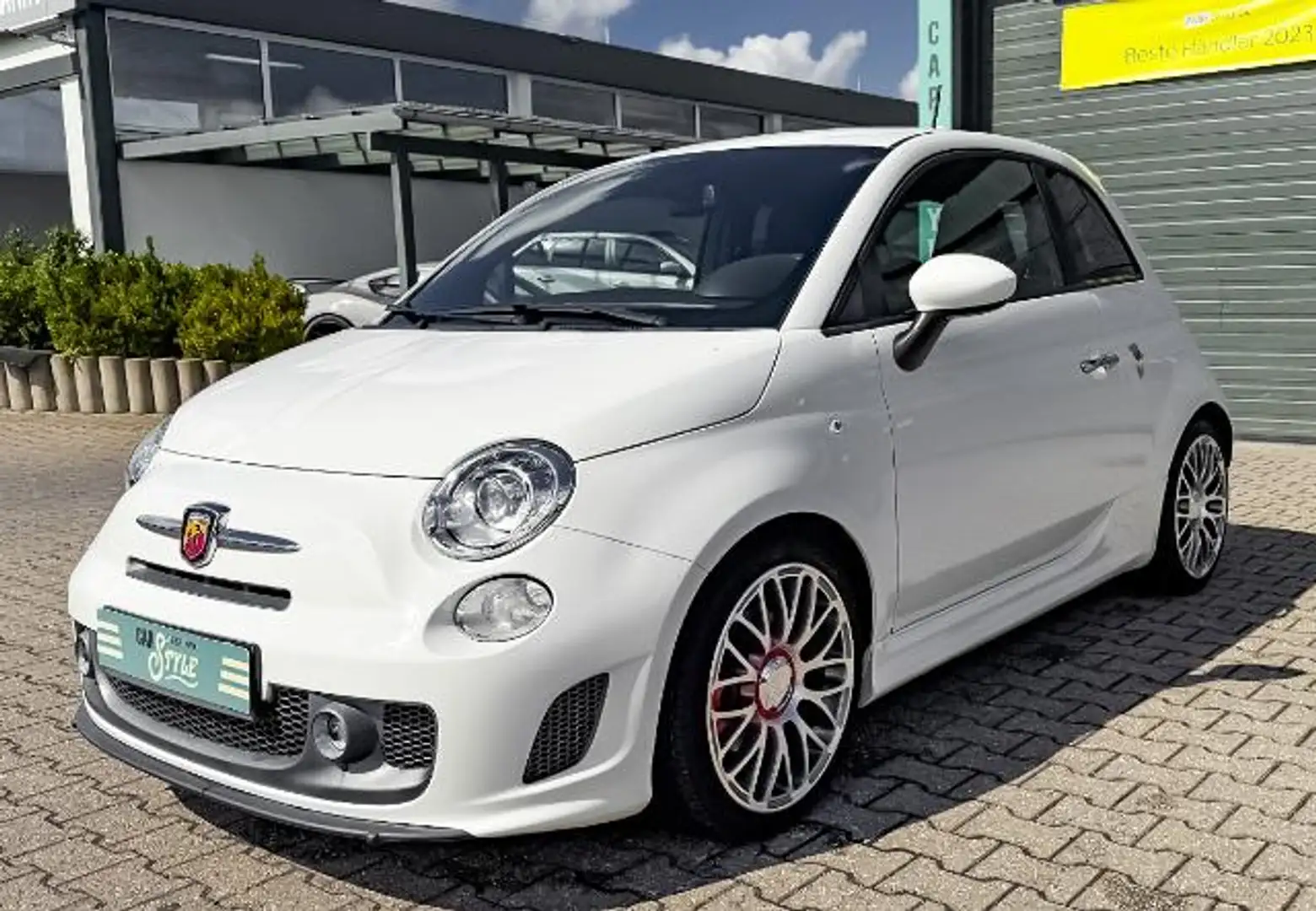 Abarth 595 Turismo 1.4 T-Jet PDC KLIMA INTERSCOPE LEDER Blanco - 1