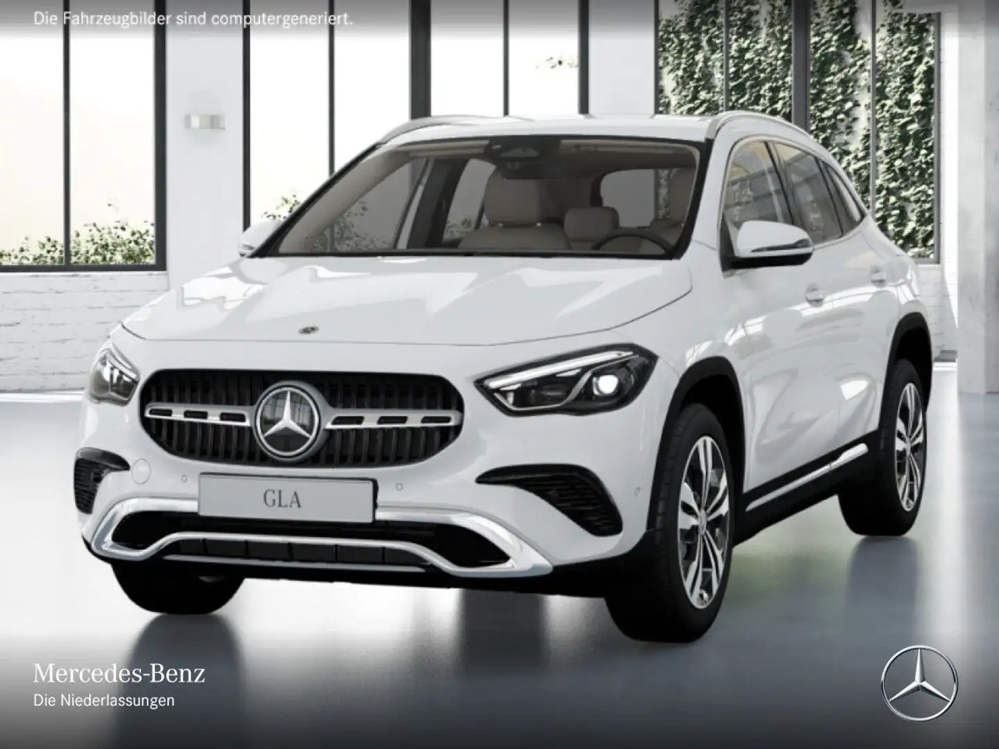 Mercedes-Benz GLA 220 4M PROGRESSIVE+AHK+MULTIBEAM+KAMERA+8G Weiß - 2