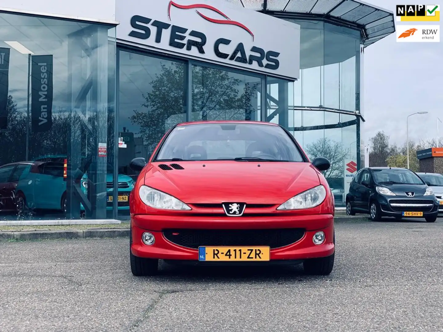 Peugeot 206 1.6 HDiF GTI, Airco, Nieuw APK Red - 1