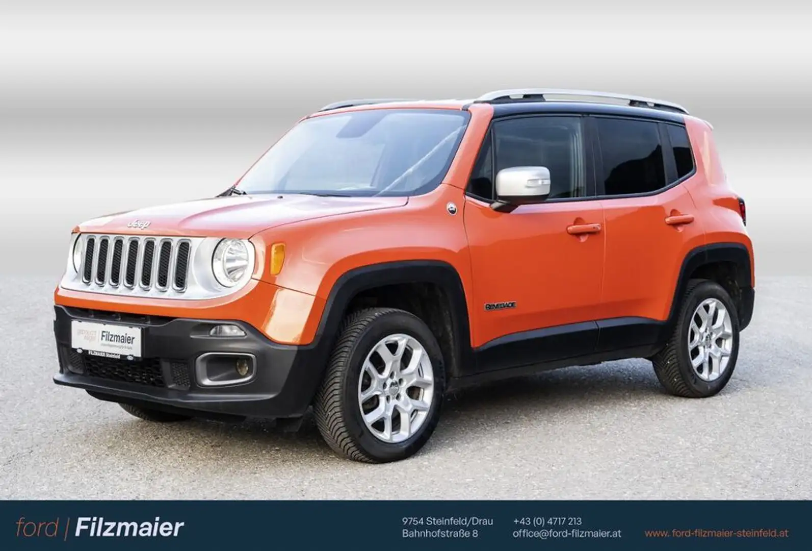 Jeep Renegade 2,0 MultiJet II 140 Limited AWD Oranje - 1
