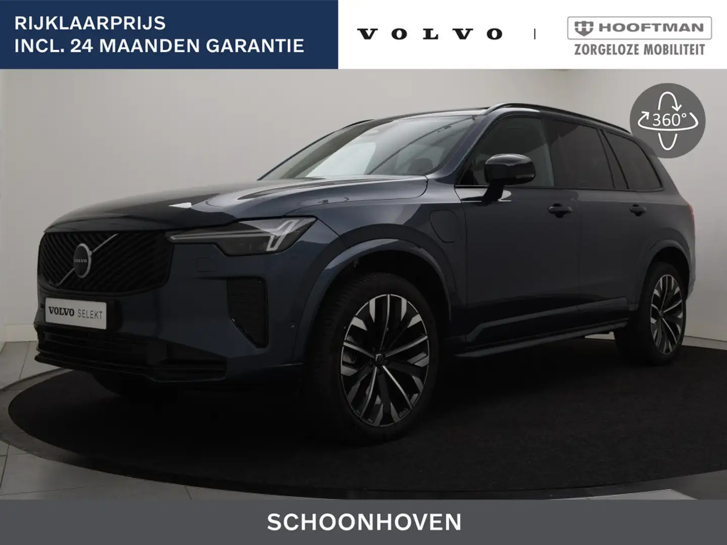 Volvo XC90 T8 PLUG-IN HYBRID DARK *NIEUW MODEL* 360GR CAM HUD Blauw - 1