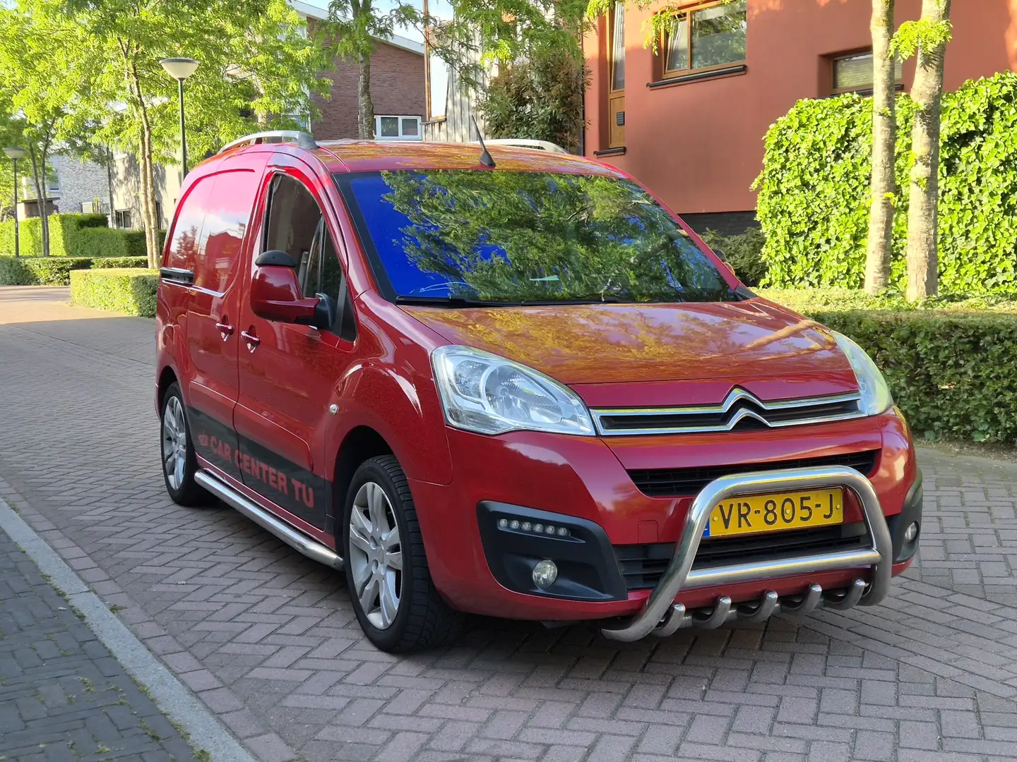 Citroen Berlingo 1.6 BlueHDI 100 Bus euro6 2015 apk nap goed onderh Rood - 1