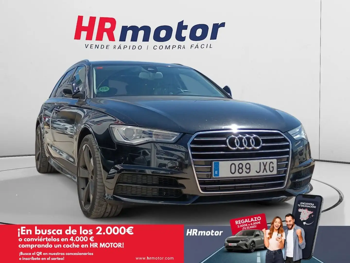 Audi A6 3.0 TDI quattro Zwart - 1
