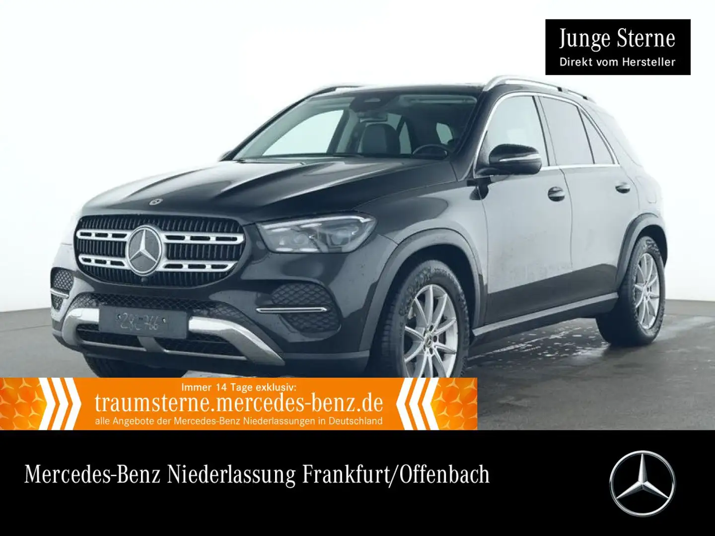 Mercedes-Benz GLE 350 de 4M PANO+AHK+MULTIBEAM+KAMERA+19"+SPUR Schwarz - 1