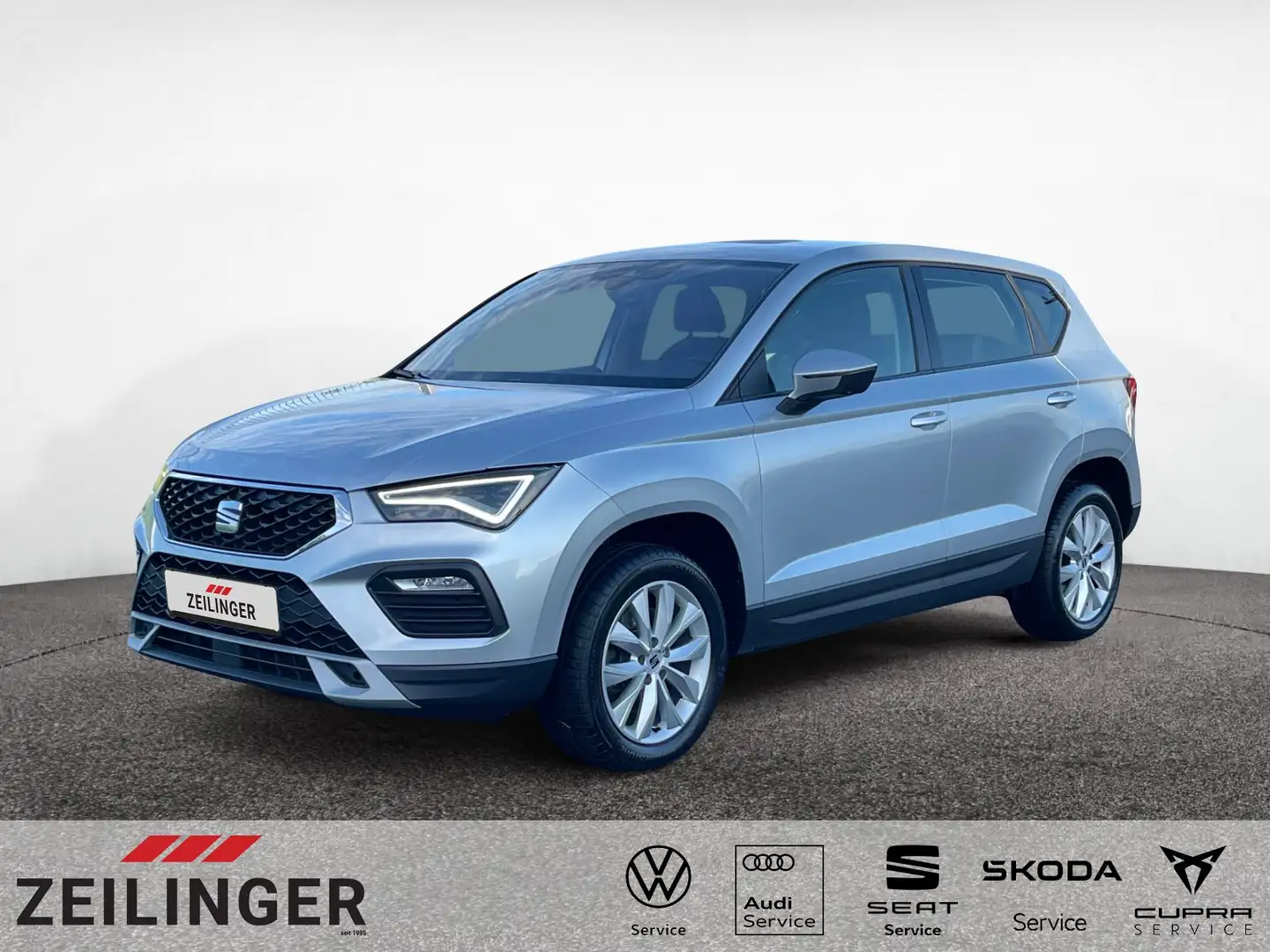 SEAT Ateca Style 2.0 TDI DSG|NAVI|SHZ|KAMERA|FullLink Silber - 1