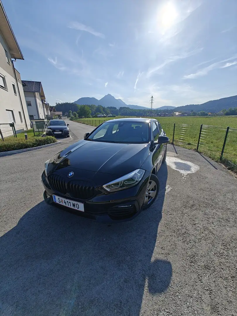 BMW 118 118d Advantage Schwarz - 1